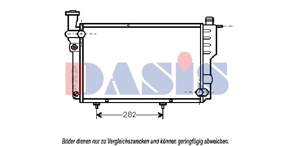 AKS DASIS Радиатор, охлаждение двигателя 160930N